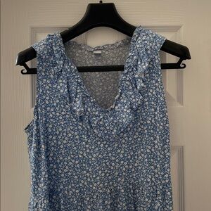 Old Navy Blue Floral Maxi Dress